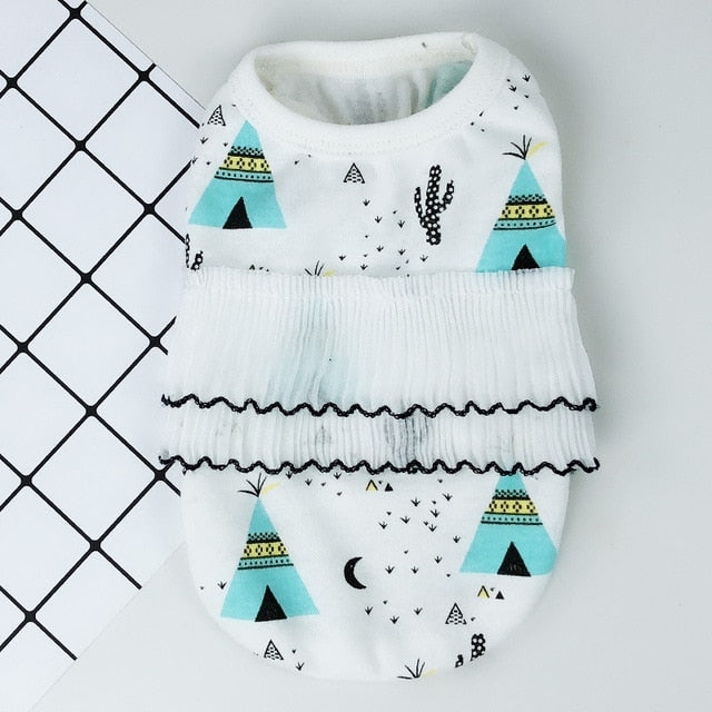 Small Pet Summer Vest Shirt – Cute Lightweight Style