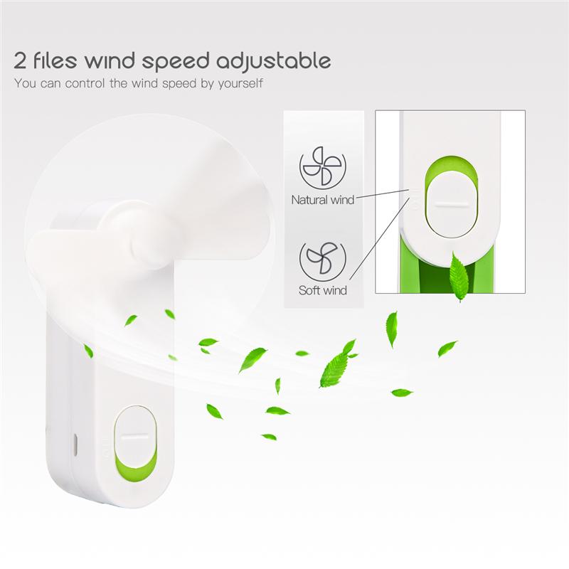 Pocket Folding USB Fan with Adjustable Wind Speed Control