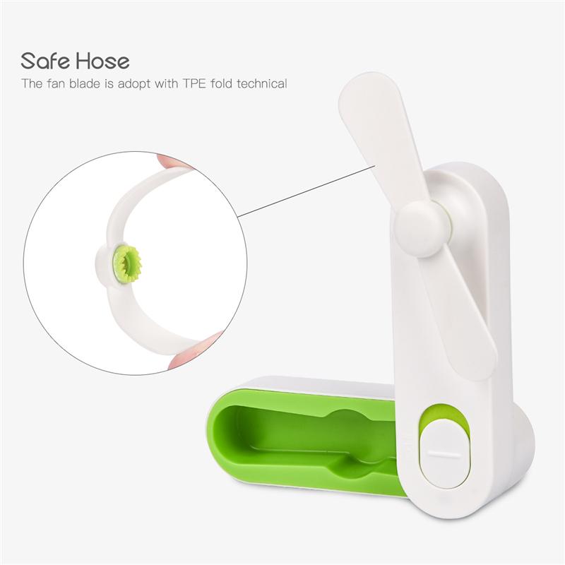 Pocket Folding USB Fan with Adjustable Wind Speed Control