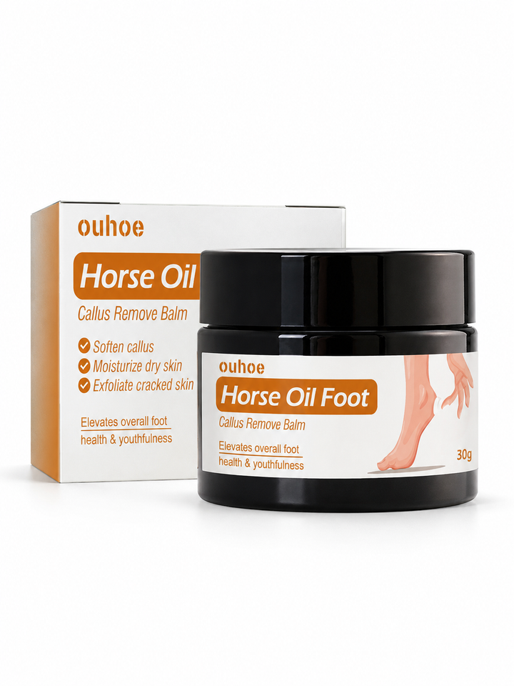 Horse Oil Foot Balm — Soften Calluses & Repair Heels