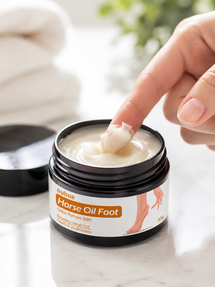 Horse Oil Foot Balm — Soften Calluses & Repair Heels