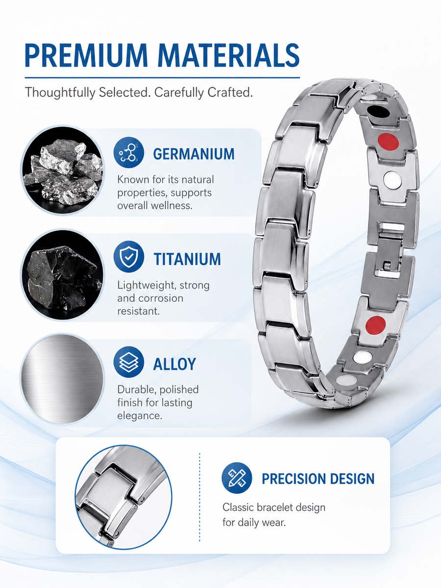 Men's Care Bracelet — Comfortable Fashion, Easy Wear