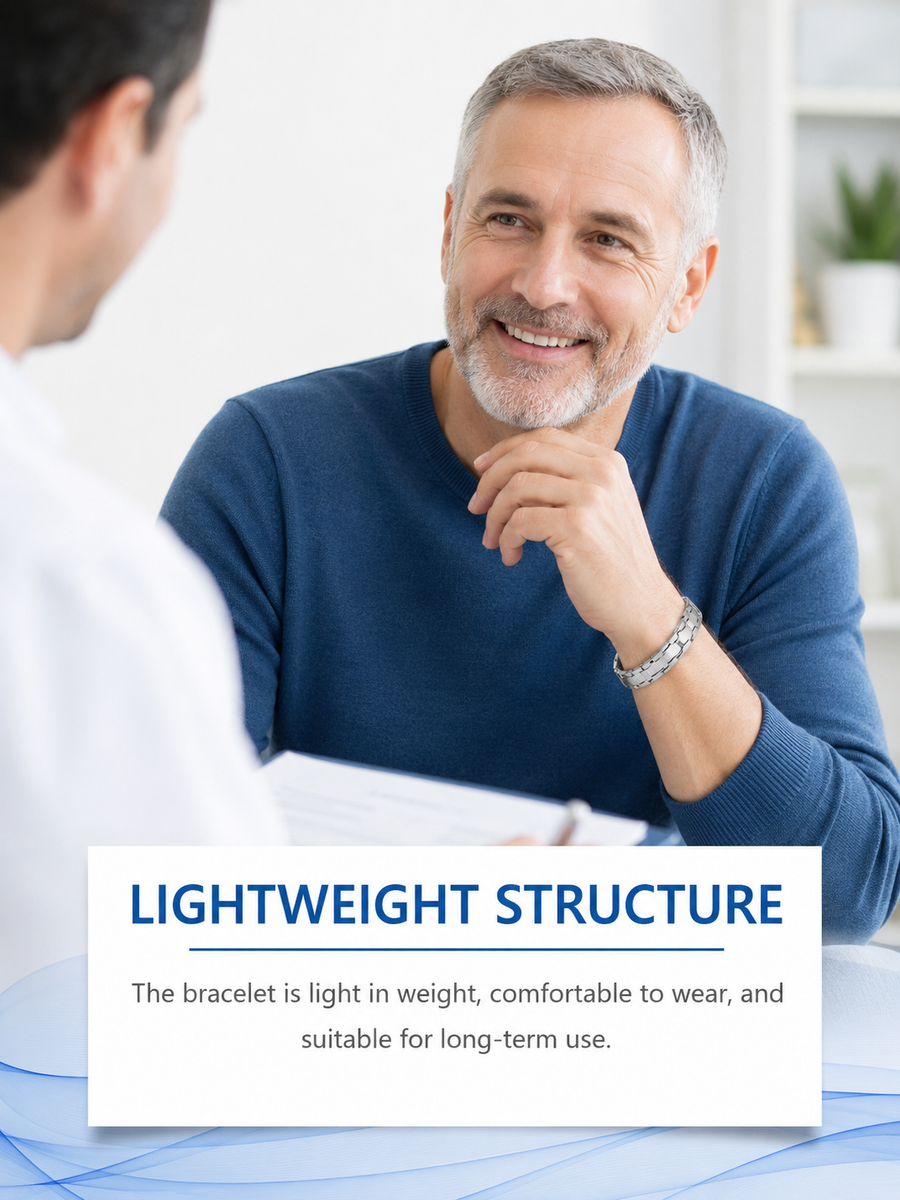 Men's Care Bracelet — Comfortable Fashion, Easy Wear