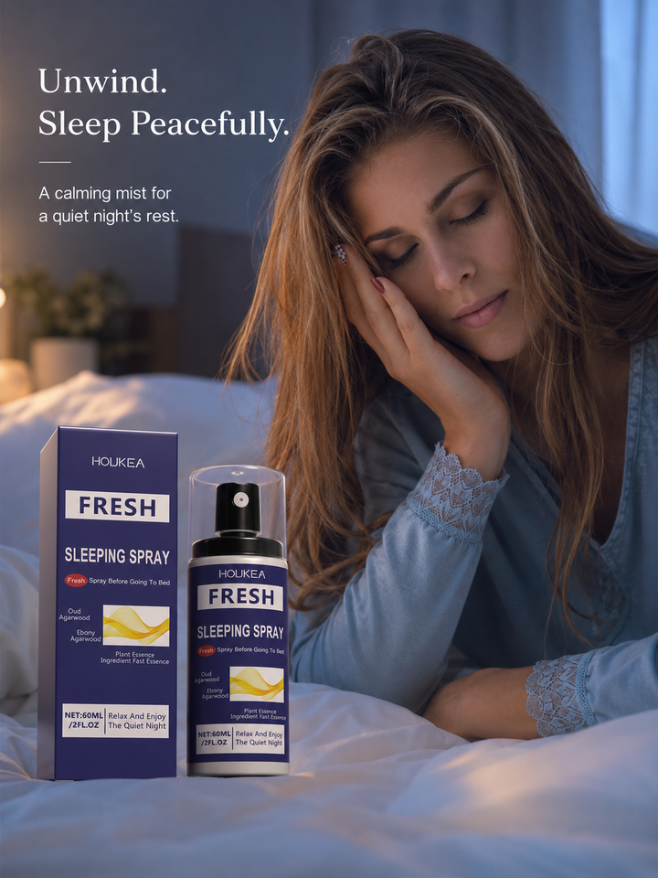 Houkea Herbal Sleep Spray — Oud Agarwood 60ml