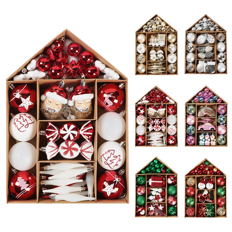 70-Piece Christmas Ornament Set for a Full Tree Display