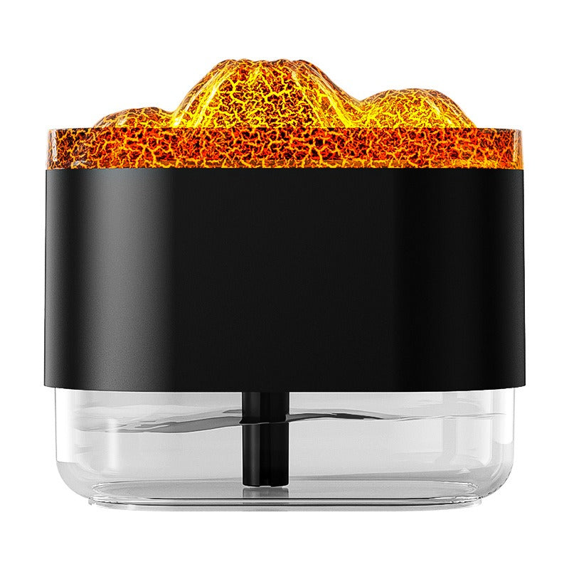 Volcano Lava Humidifier with Warm LED Glow for Bedrooms