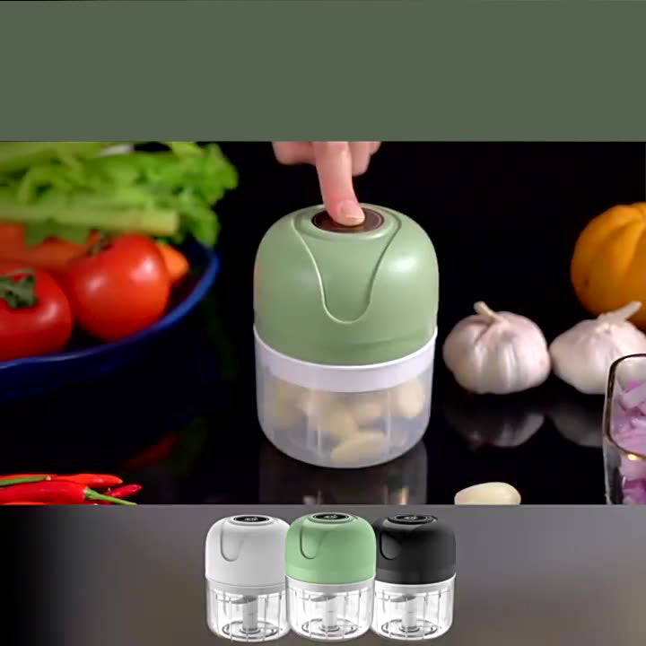 Electric Garlic Mincer: One-Press Chopper for Fast Prep