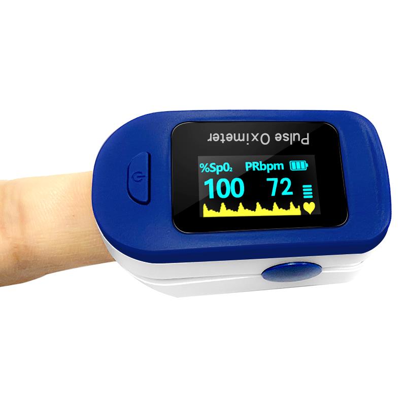 Fingertip Pulse Oximeter with OLED Display for Home