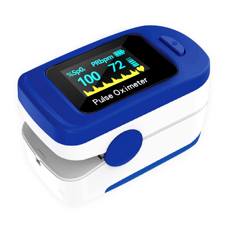Fingertip Pulse Oximeter with OLED Display for Home