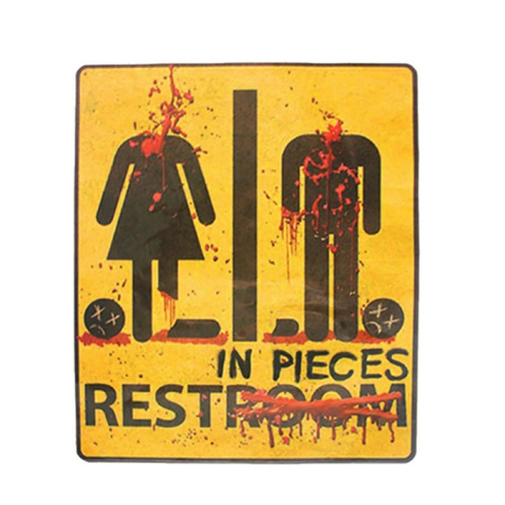 Halloween Bathroom Wall Sticker Horror Door Decor