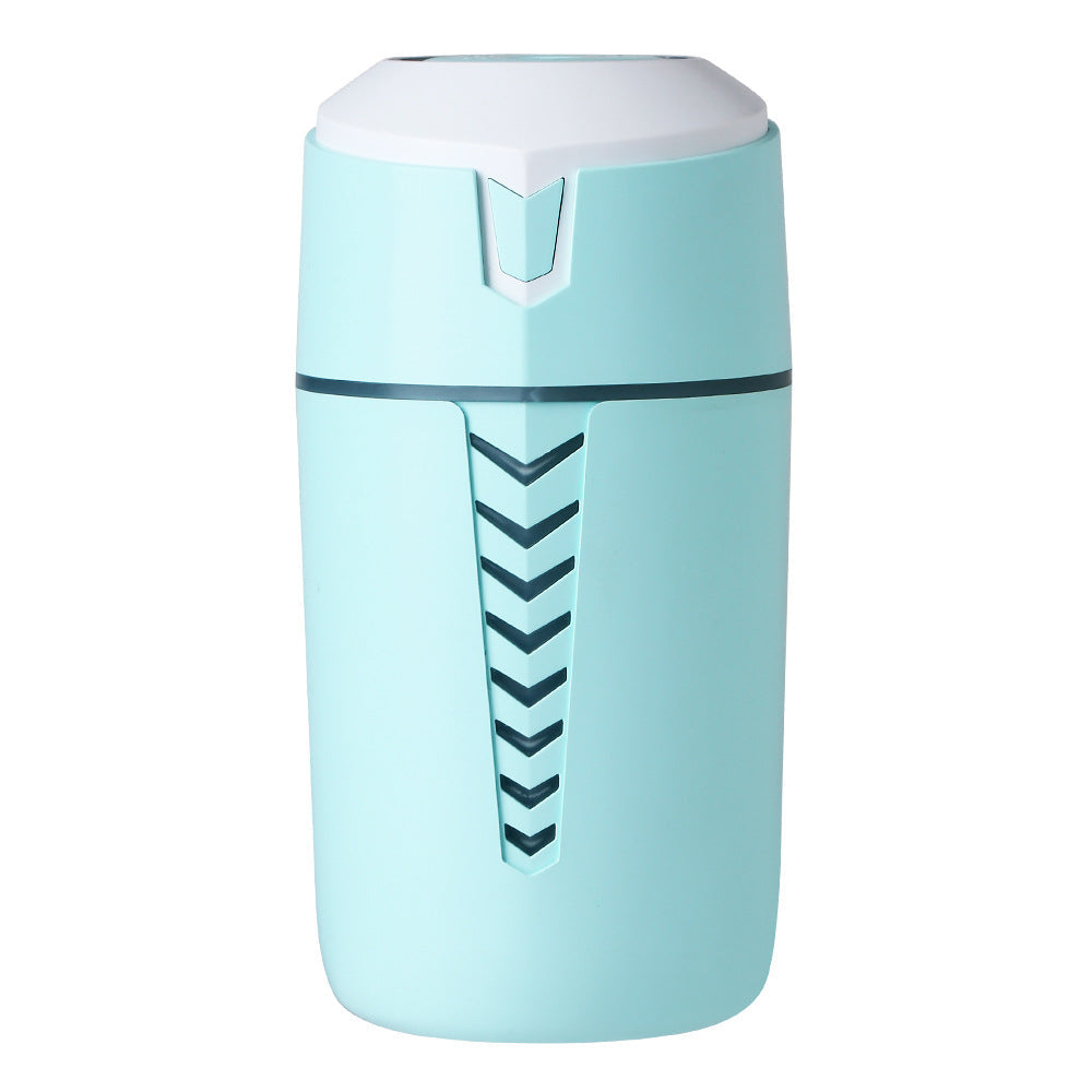 Quiet Mini USB Humidifier for Desk & Car with LED Light