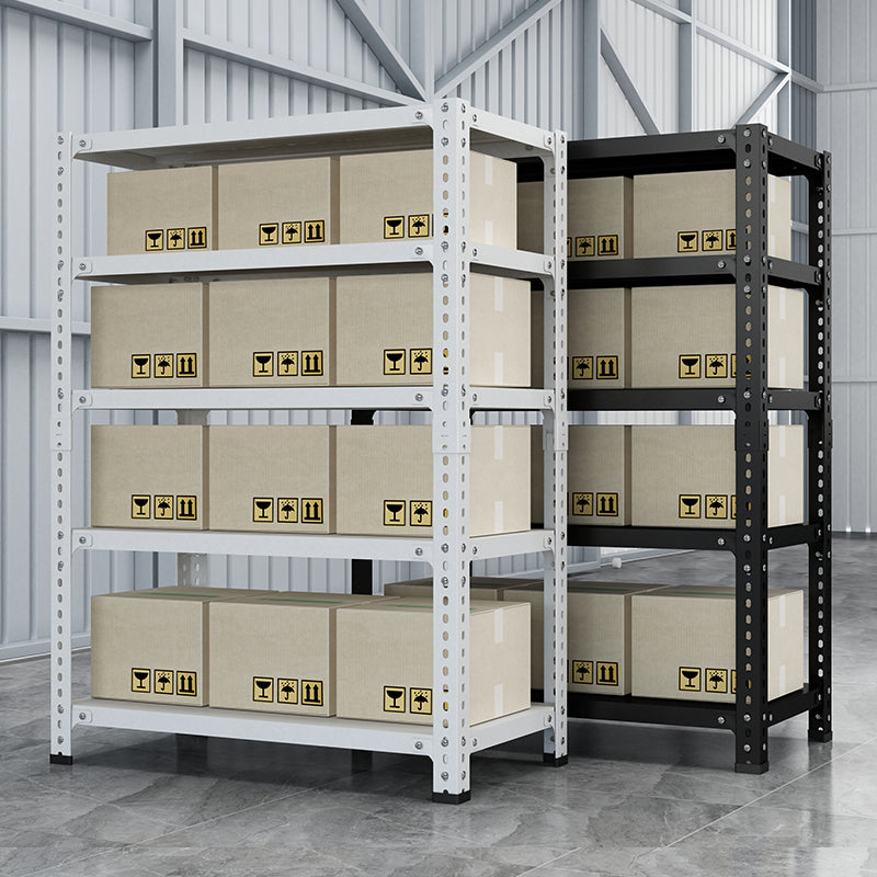 Heavy-Duty 5-Tier Steel Storage Rack, 200 lb Per Shelf
