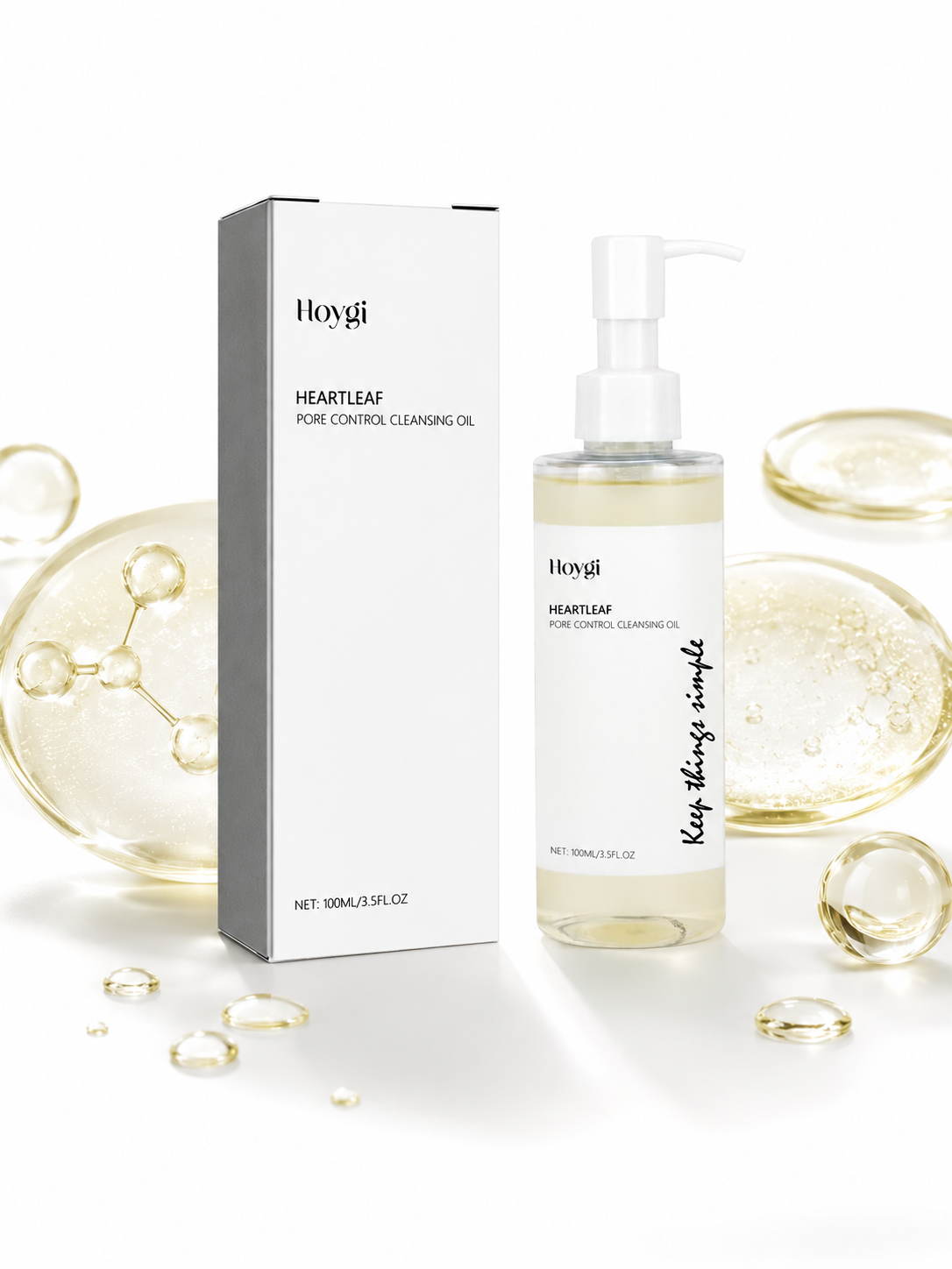 Hoygi Pore Control Cleansing Oil — Gentle Makeup Remover