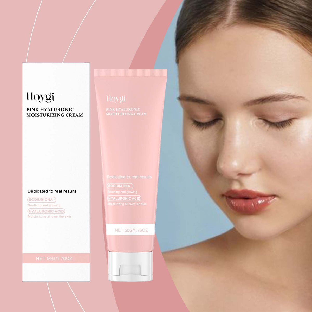 Hyaluronic Acid Face Moisturizer Cream for Dry Skin