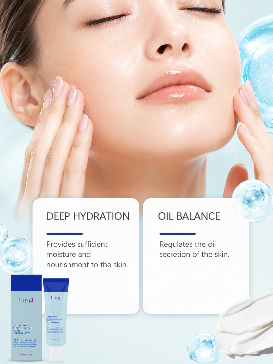 Hydrating Gel Moisturizer — Oil-Free with Electrolytes
