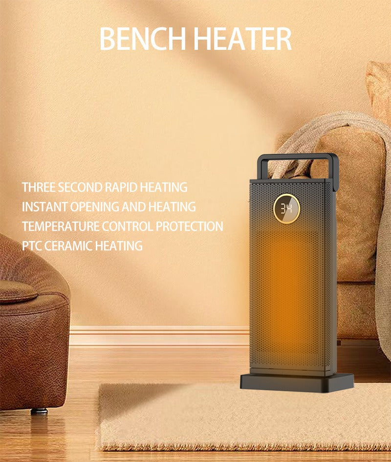Ceramic Space Heater with Tip-Over & Overheat Protection