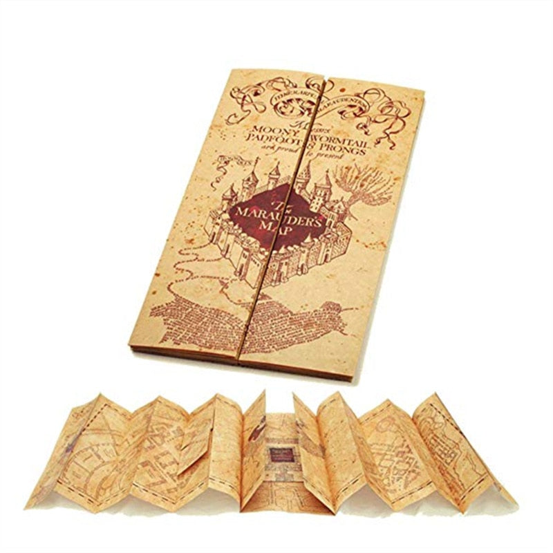 Marauder's Map Replica | Fold-Out Wizarding Display
