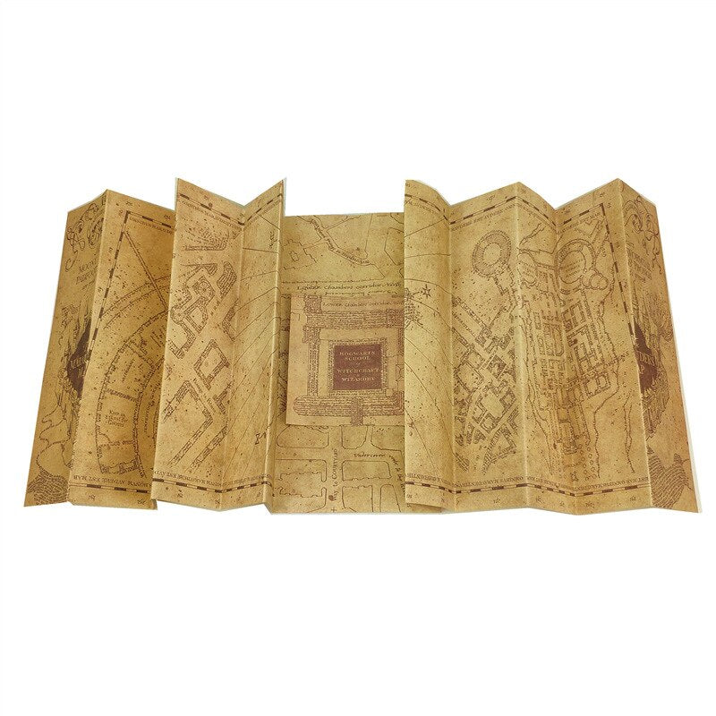 Marauder's Map Replica | Fold-Out Wizarding Display