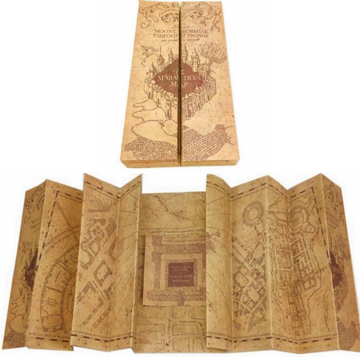 Marauder's Map Replica | Fold-Out Wizarding Display