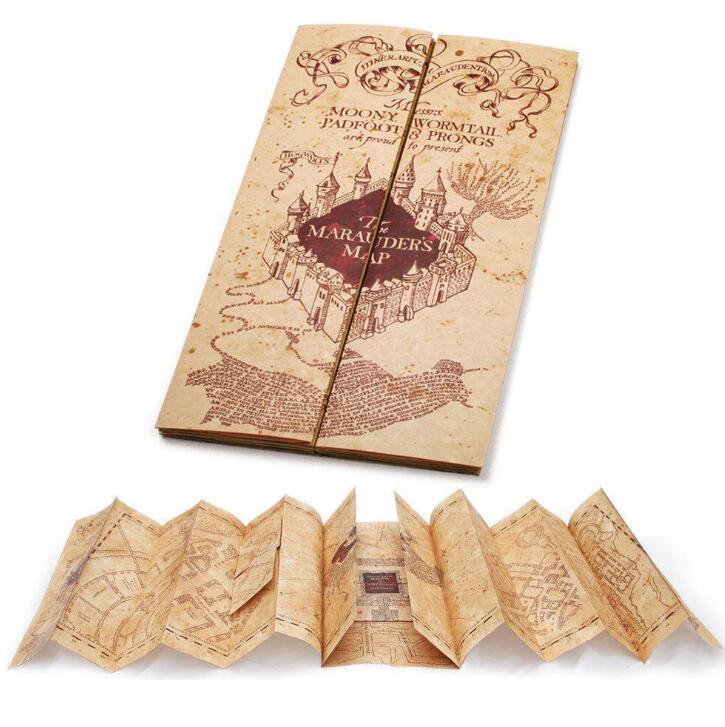 Marauder's Map Replica | Fold-Out Wizarding Display
