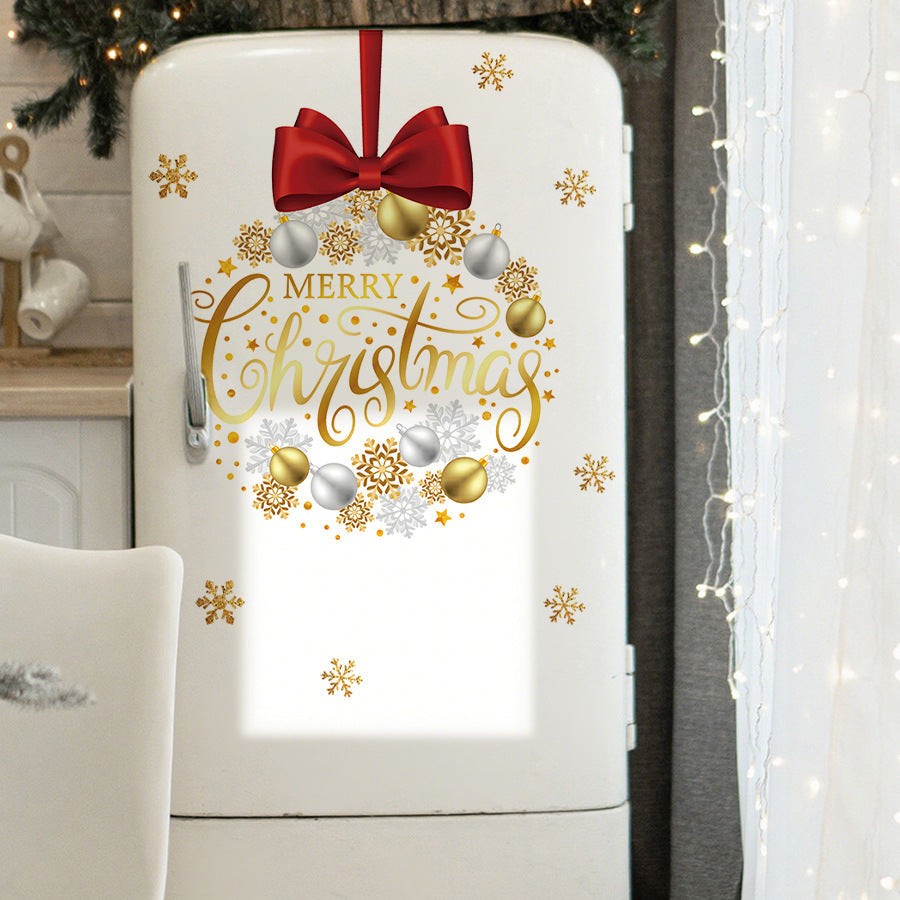 Christmas Wall Sticker: Elegant Merry Christmas Decor