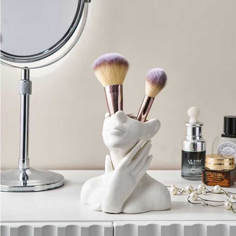 Human Shape Ceramic Vase for Gallery-Worthy Home Decor