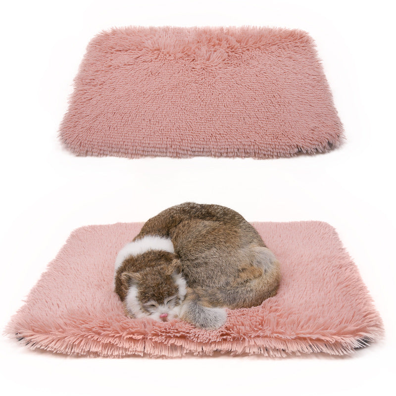 Plush Pet Mat for Warm, Cozy Winter Floor Lounging