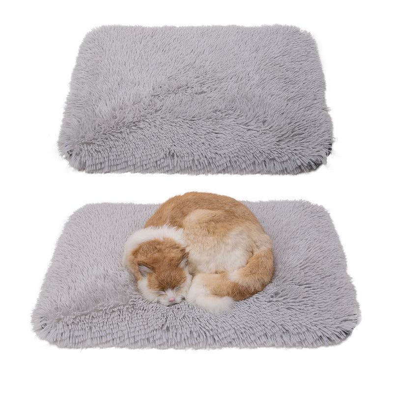 Plush Pet Mat for Warm, Cozy Winter Floor Lounging