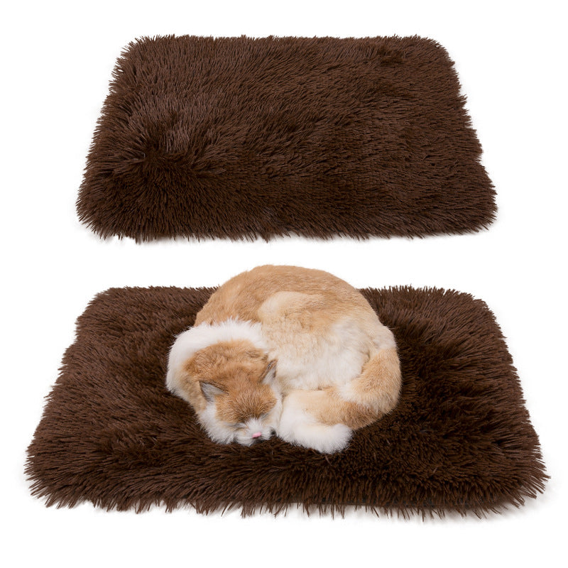 Plush Pet Mat for Warm, Cozy Winter Floor Lounging
