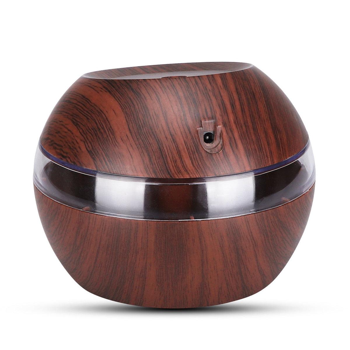Wood-Grain USB Humidifier & LED Aroma Diffuser for Desk