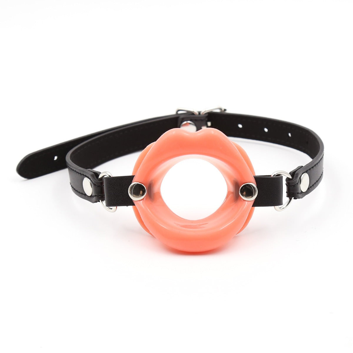 Leather Lip Roleplay Mouth Opener Toy for Couples