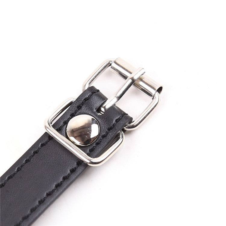 Leather Lip Roleplay Mouth Opener Toy for Couples