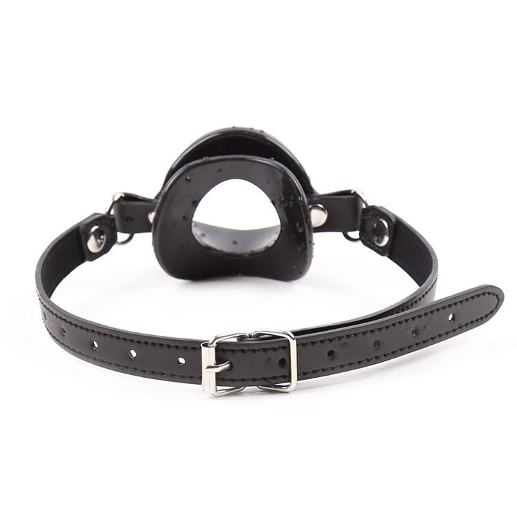 Leather Lip Roleplay Mouth Opener Toy for Couples