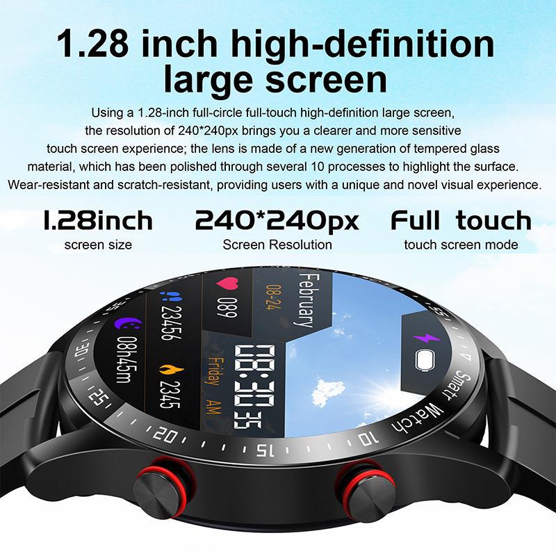 Business Smartwatch with ECG+PPG Heart Monitor & Calls