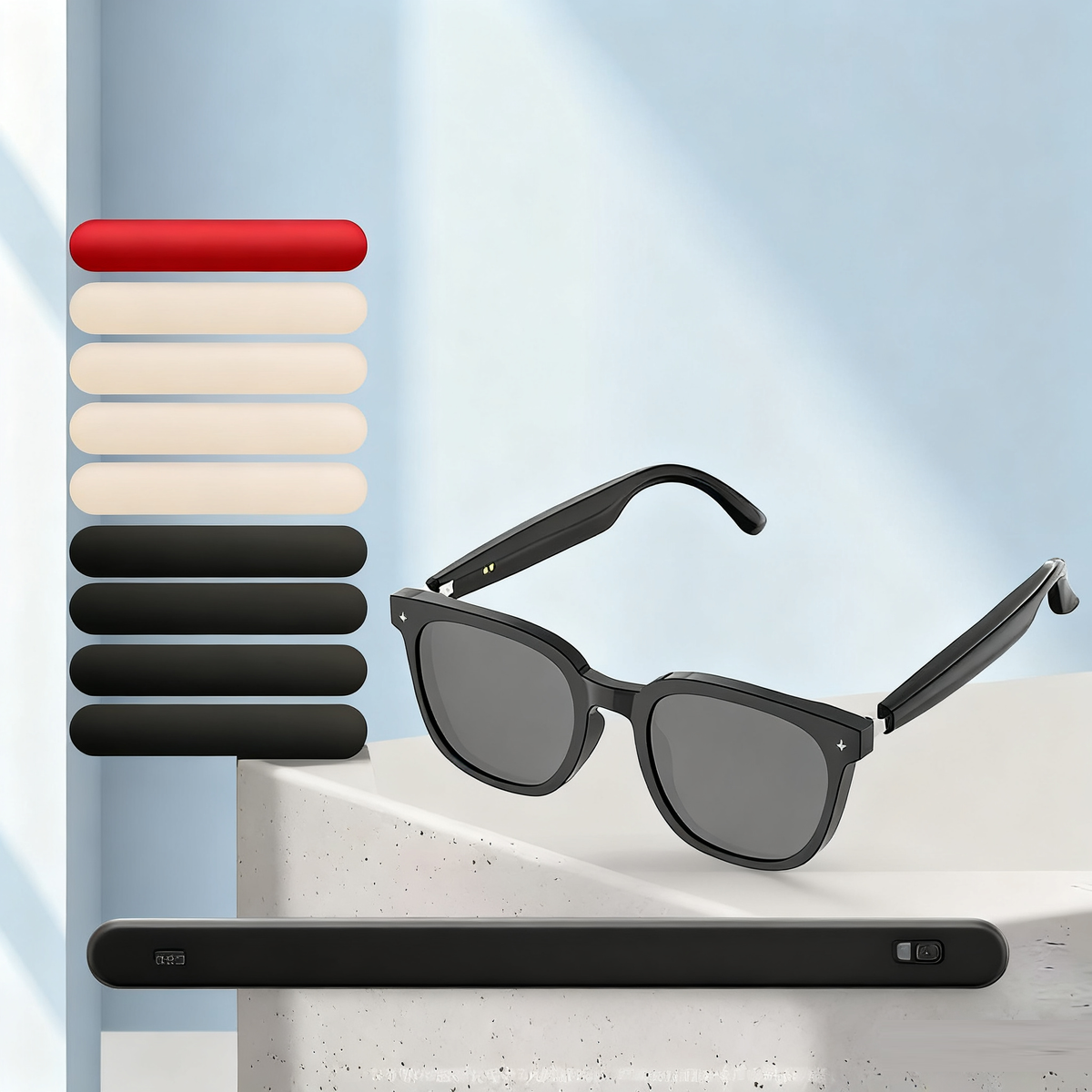 AI Translation Bluetooth Glasses with Open-Ear Audio