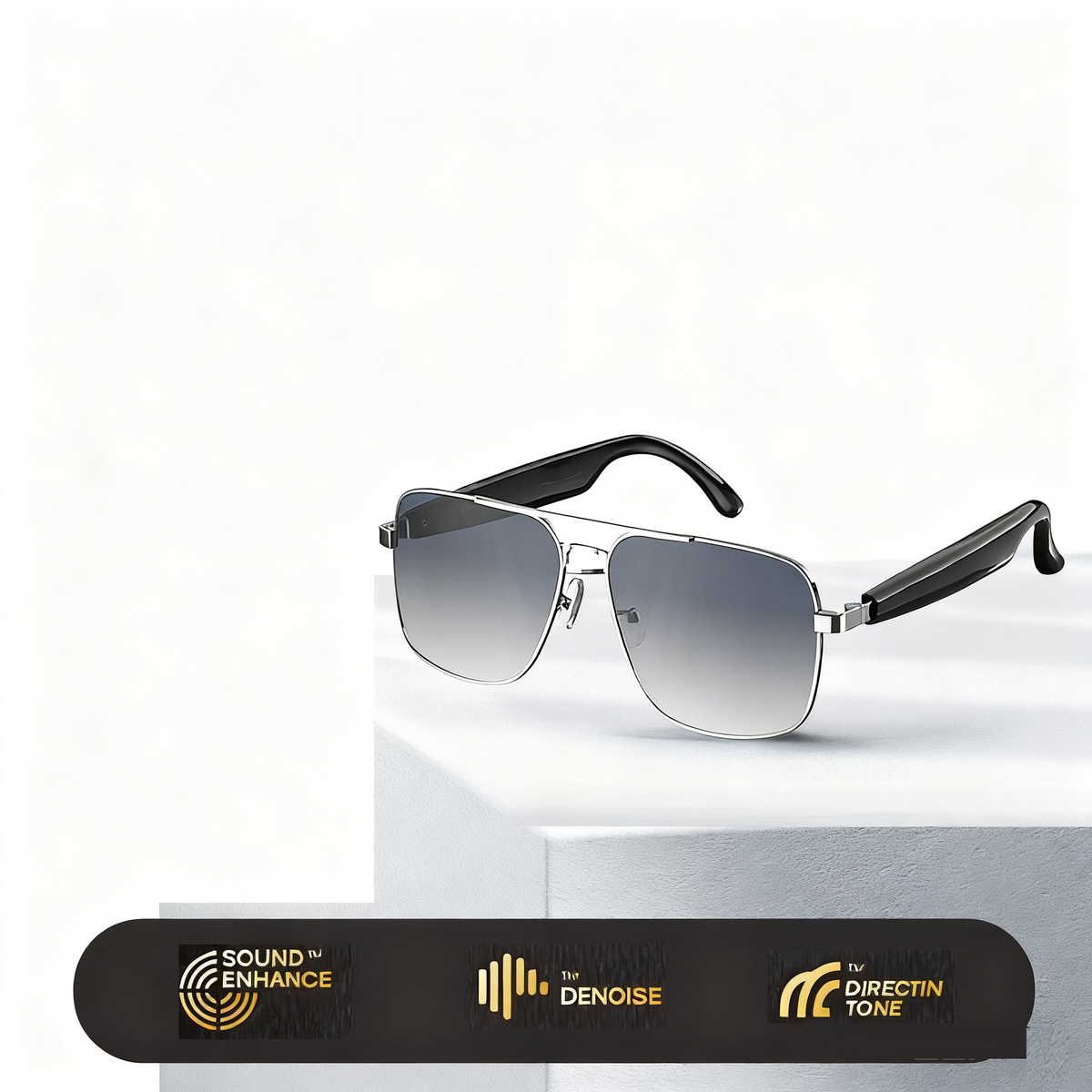 AI Translation Bluetooth Glasses with Open-Ear Audio