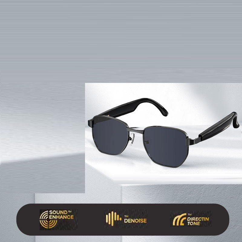 AI Translation Bluetooth Glasses with Open-Ear Audio