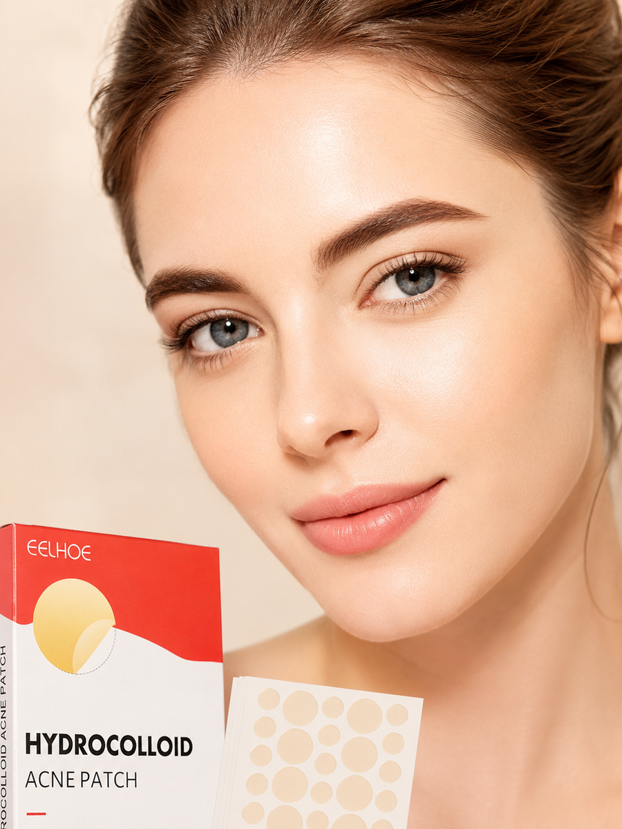 Hydrocolloid Acne Patches – Invisible Pimple Treatment, 144 Count