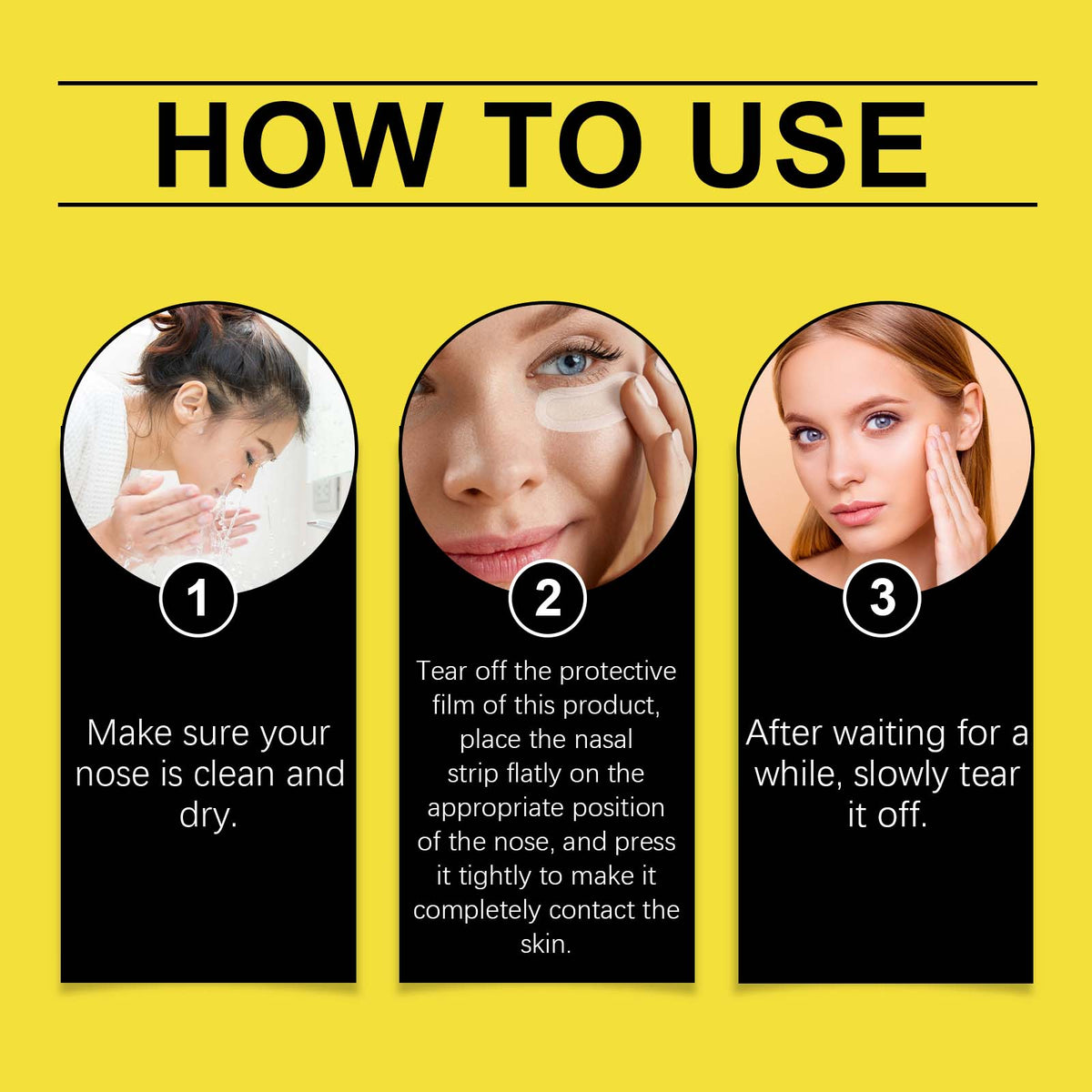 Hydrocolloid Nose Patches for Blackheads, Overnight