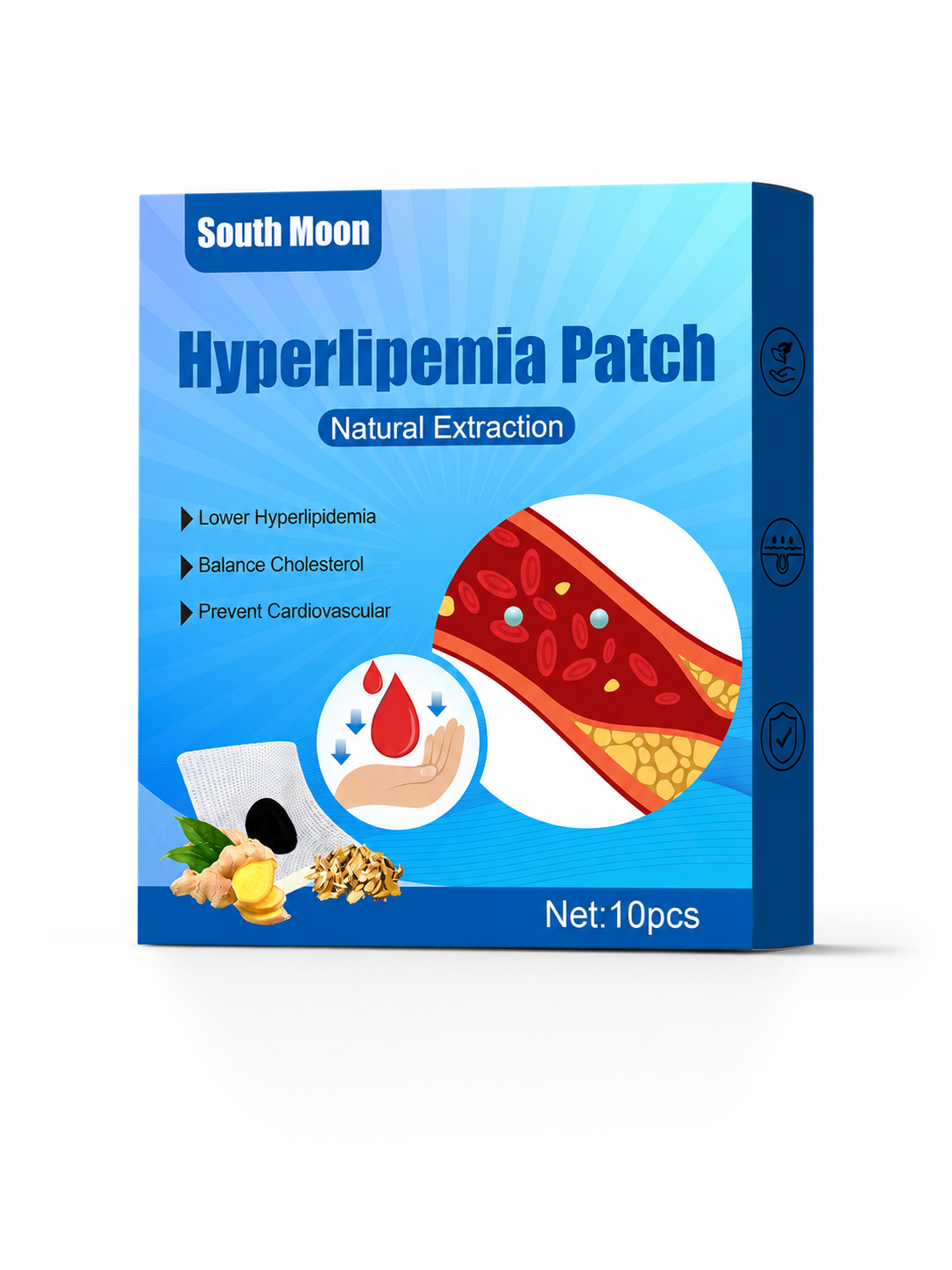 Hyperlipemia Patch — Natural Blood Lipid Balance & Heart