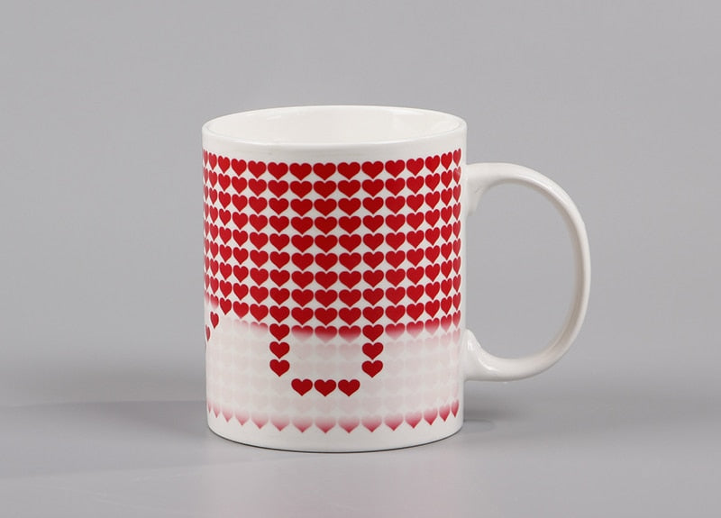 Color Changing Coffee Mug With a Hidden Heart Reveal