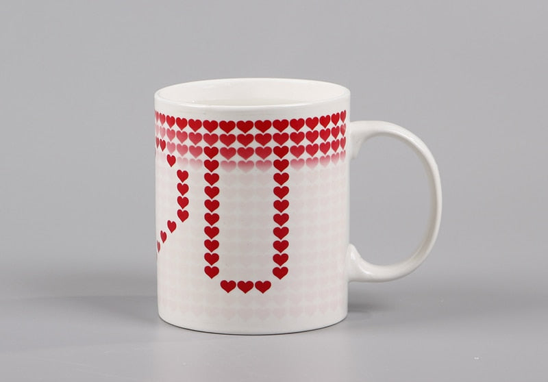 Color Changing Coffee Mug With a Hidden Heart Reveal