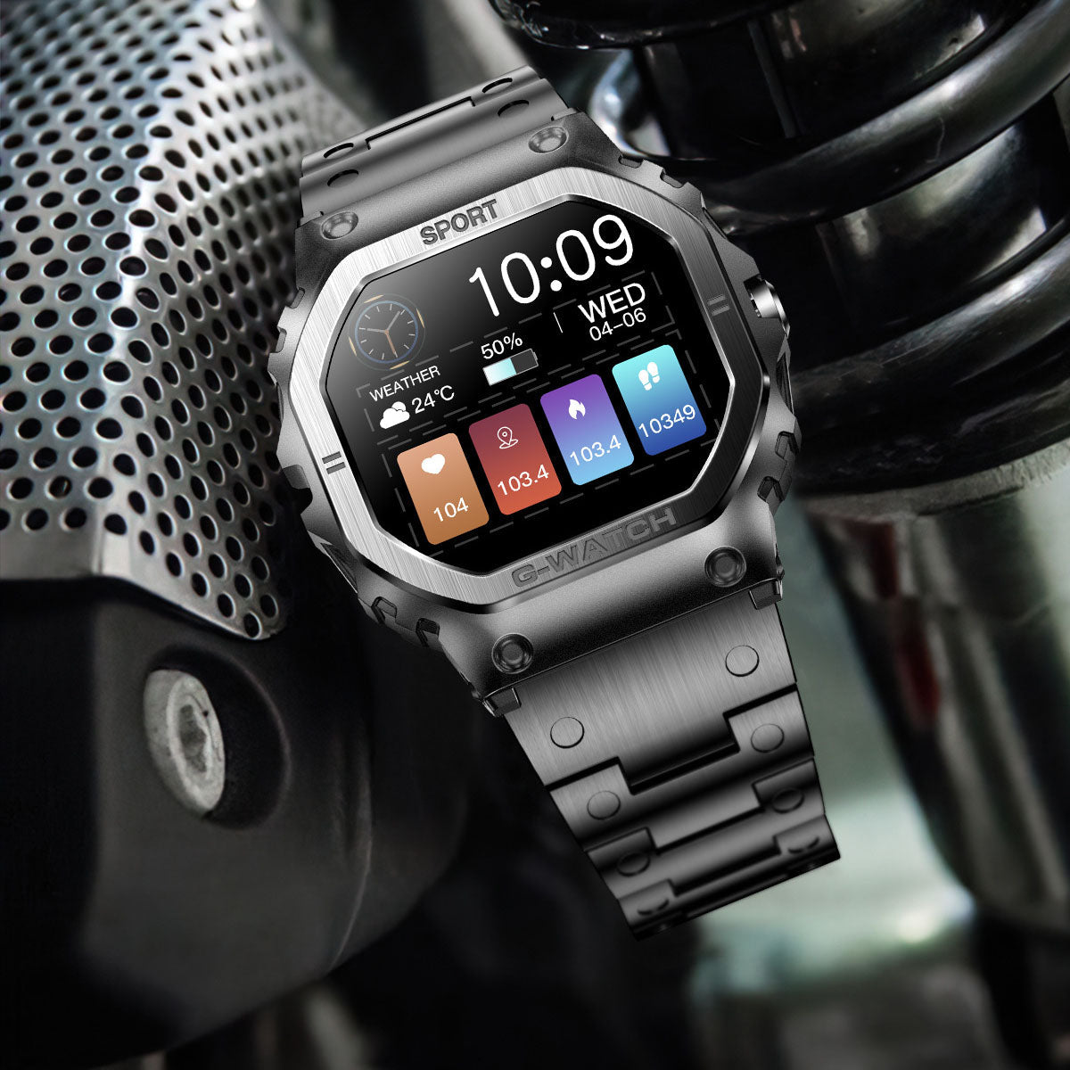 Smartwatch with Bluetooth Calling and Heart Rate Tracking
