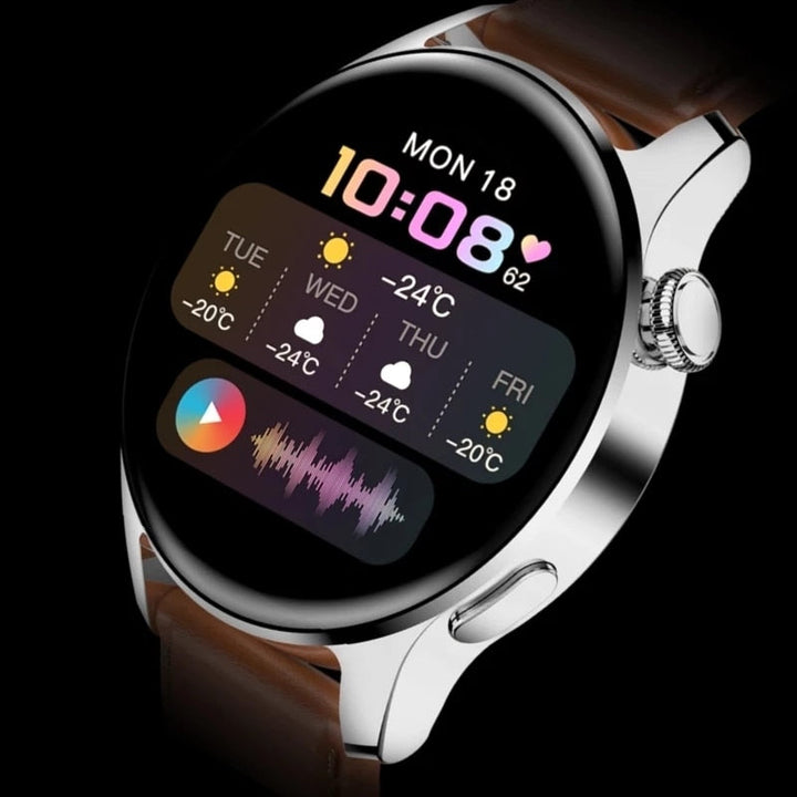 Men's Smartwatch with Weather, Heart Rate & Calling