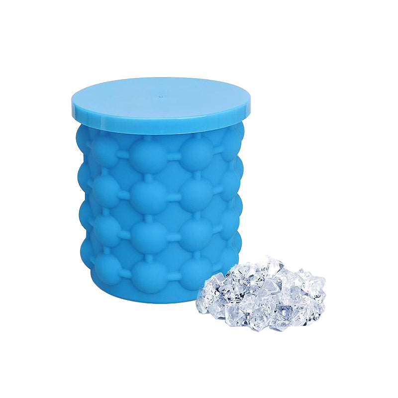 Ice Cube Maker Silicone Bucket for Parties & Picnics