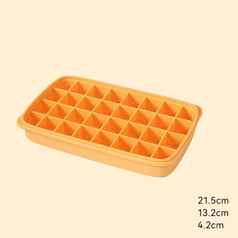 Silicone Ice Cube Tray Set with Storage Box and Scoop