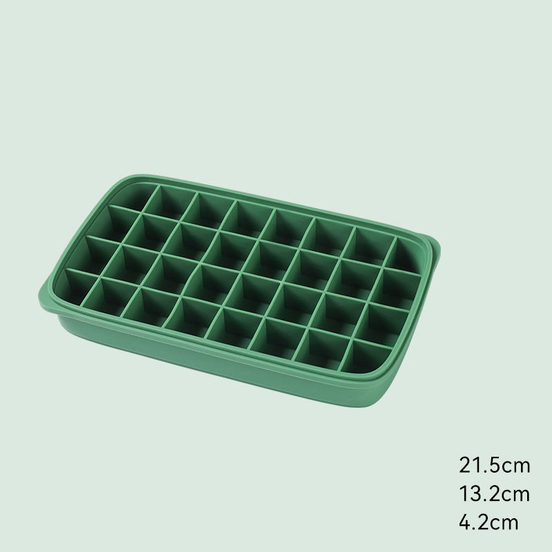 Silicone Ice Cube Tray Set with Storage Box and Scoop