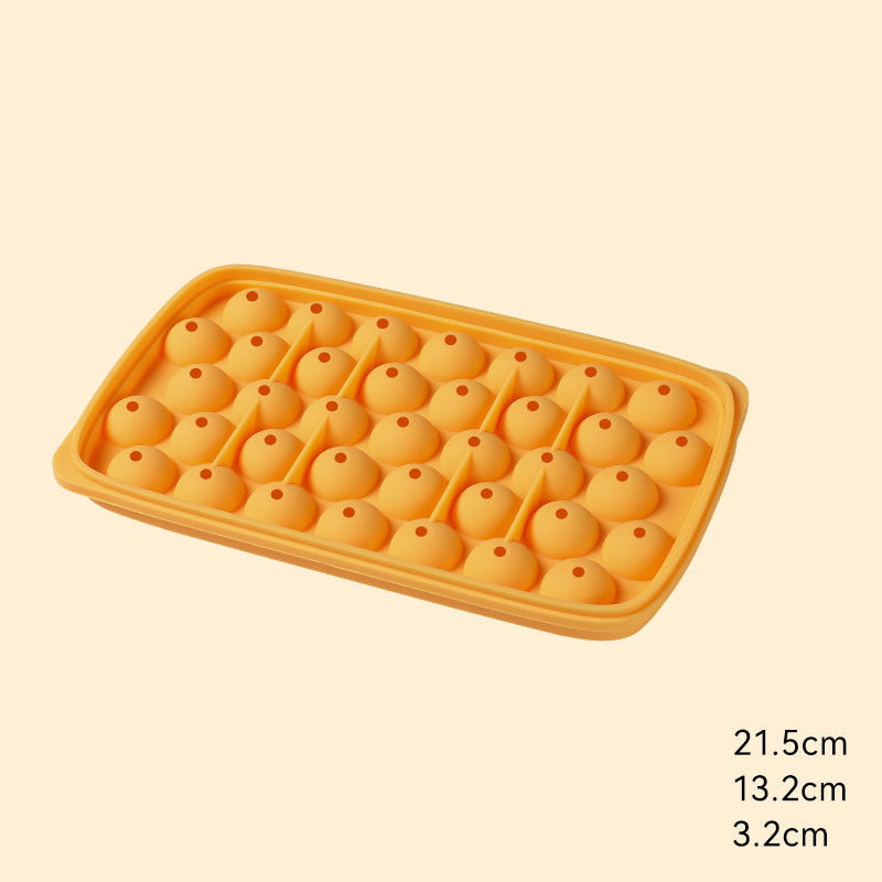 Silicone Ice Cube Tray Set with Storage Box and Scoop