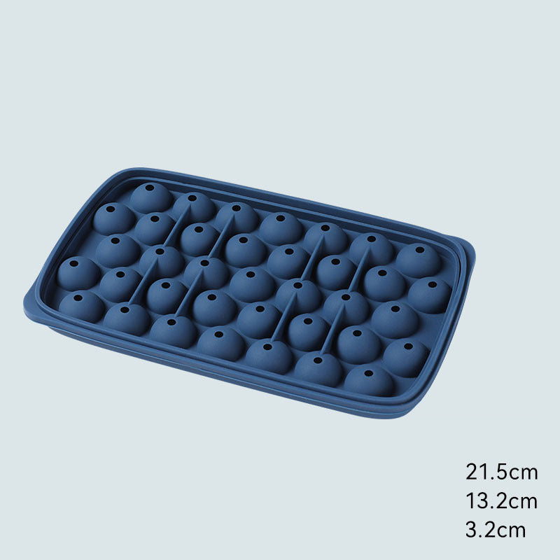 Silicone Ice Cube Tray Set with Storage Box and Scoop