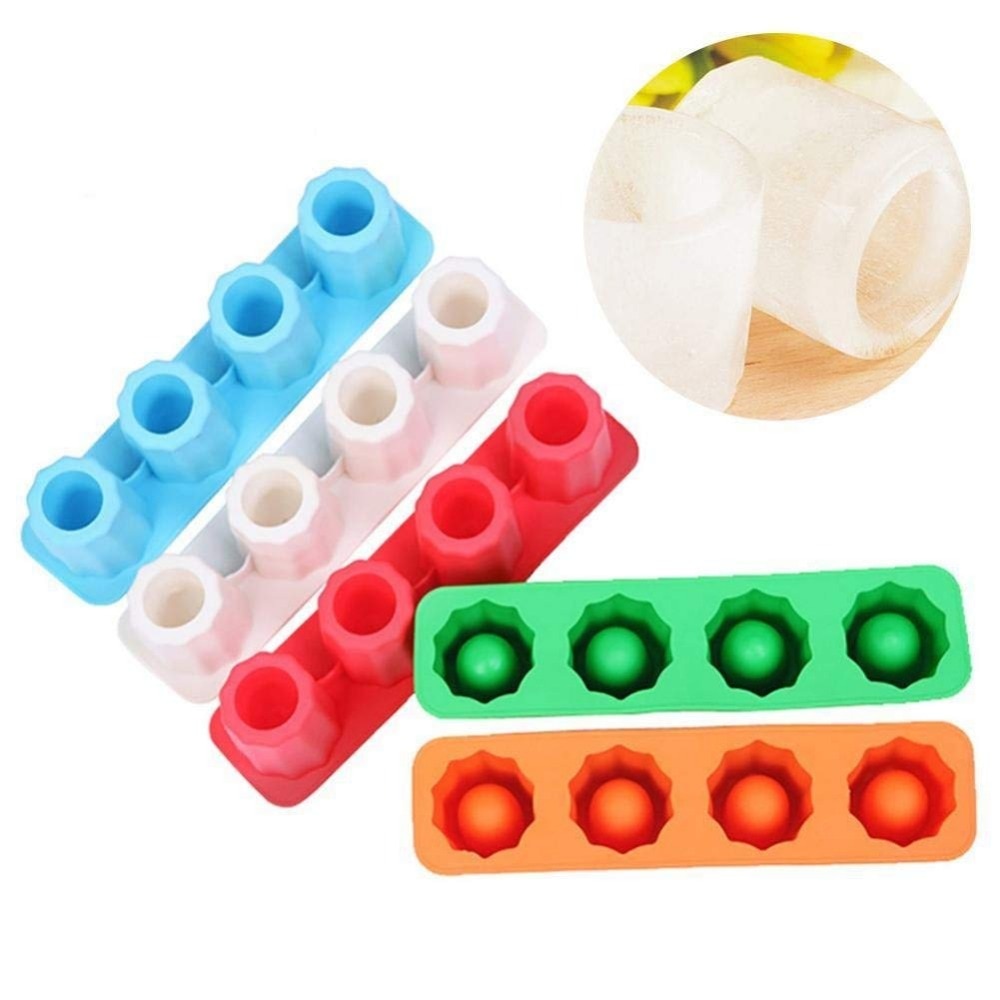 Silicone Ice Shot Glass Mold Tray for Summer Parties